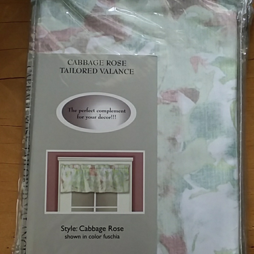 Three new window valances.